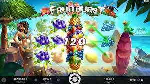 Fruit Burst, Evoplay, jogo de slot, funcionalidades especiais, grandes prêmios.